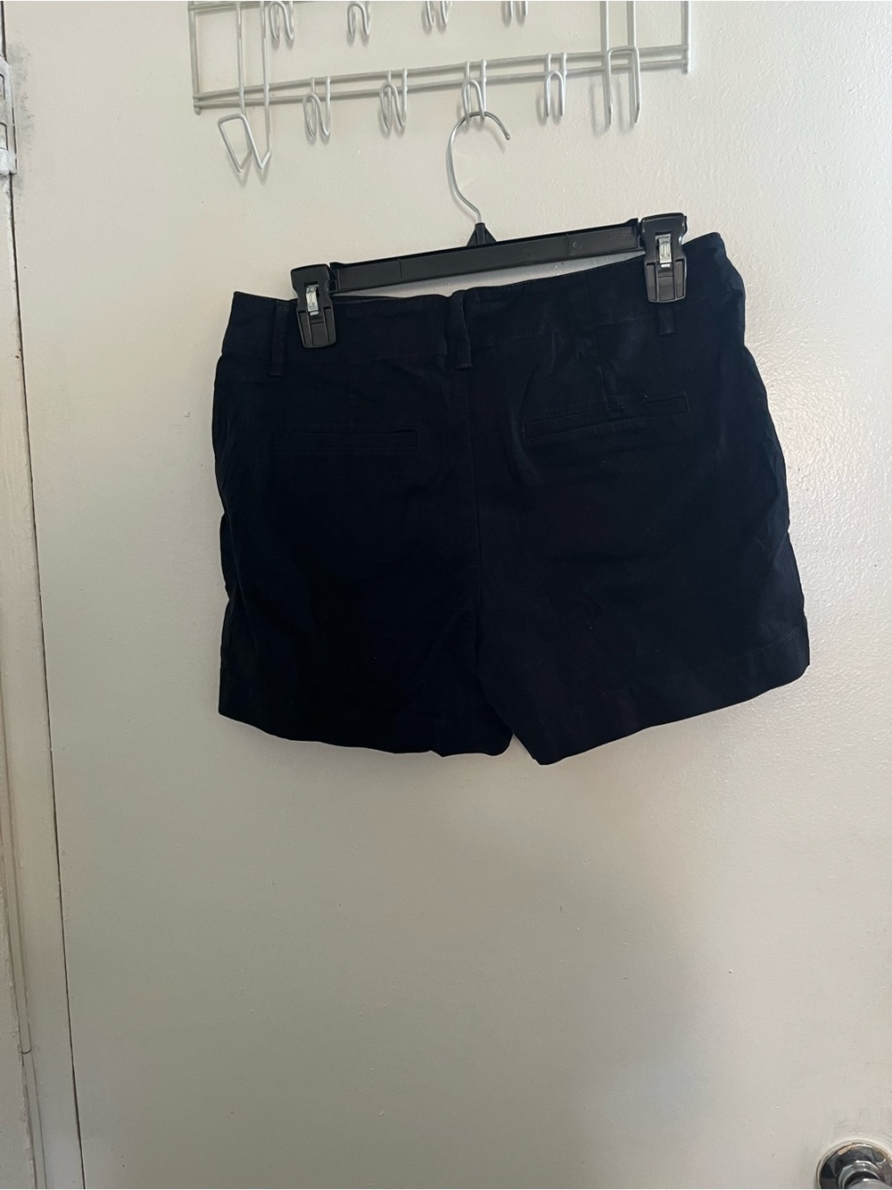 LOFT Black Shorts with Front Button Waist - Picture 3 of 5